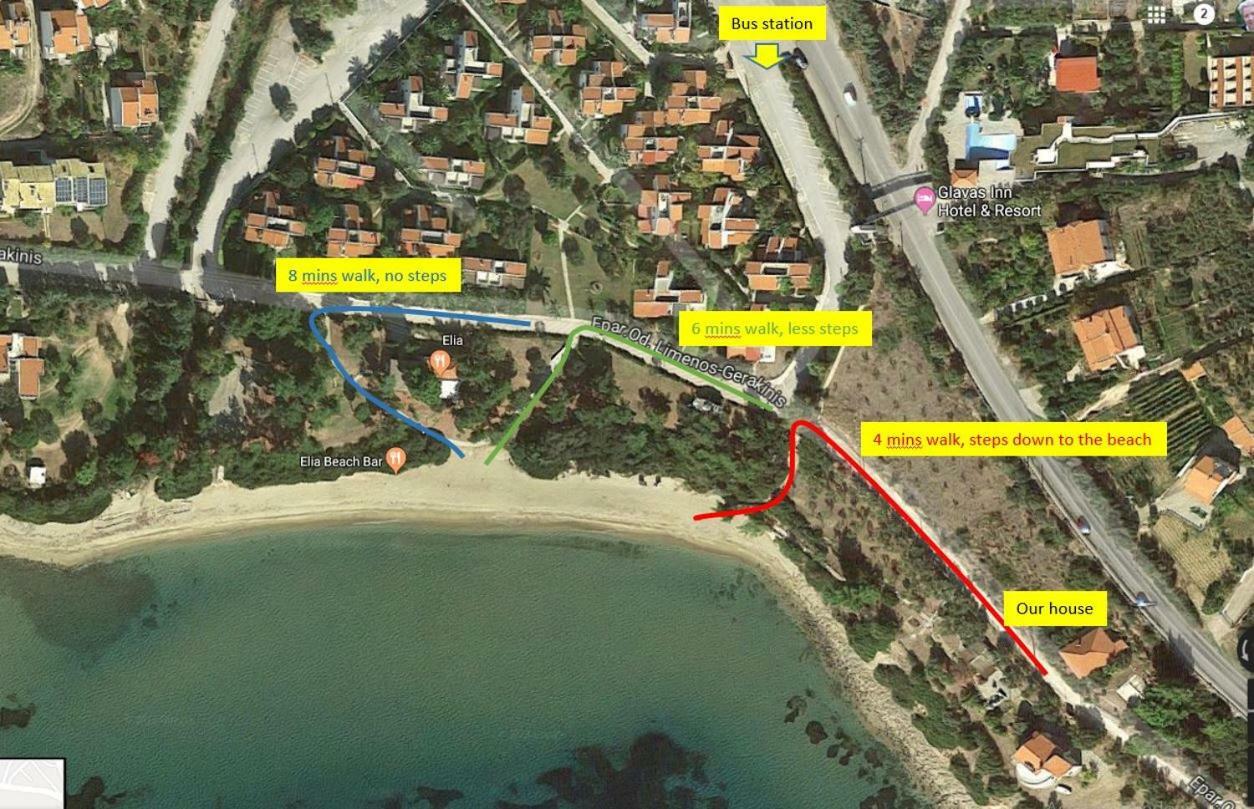 Gerakina Beach Cottage بساكوذيا المظهر الخارجي الصورة